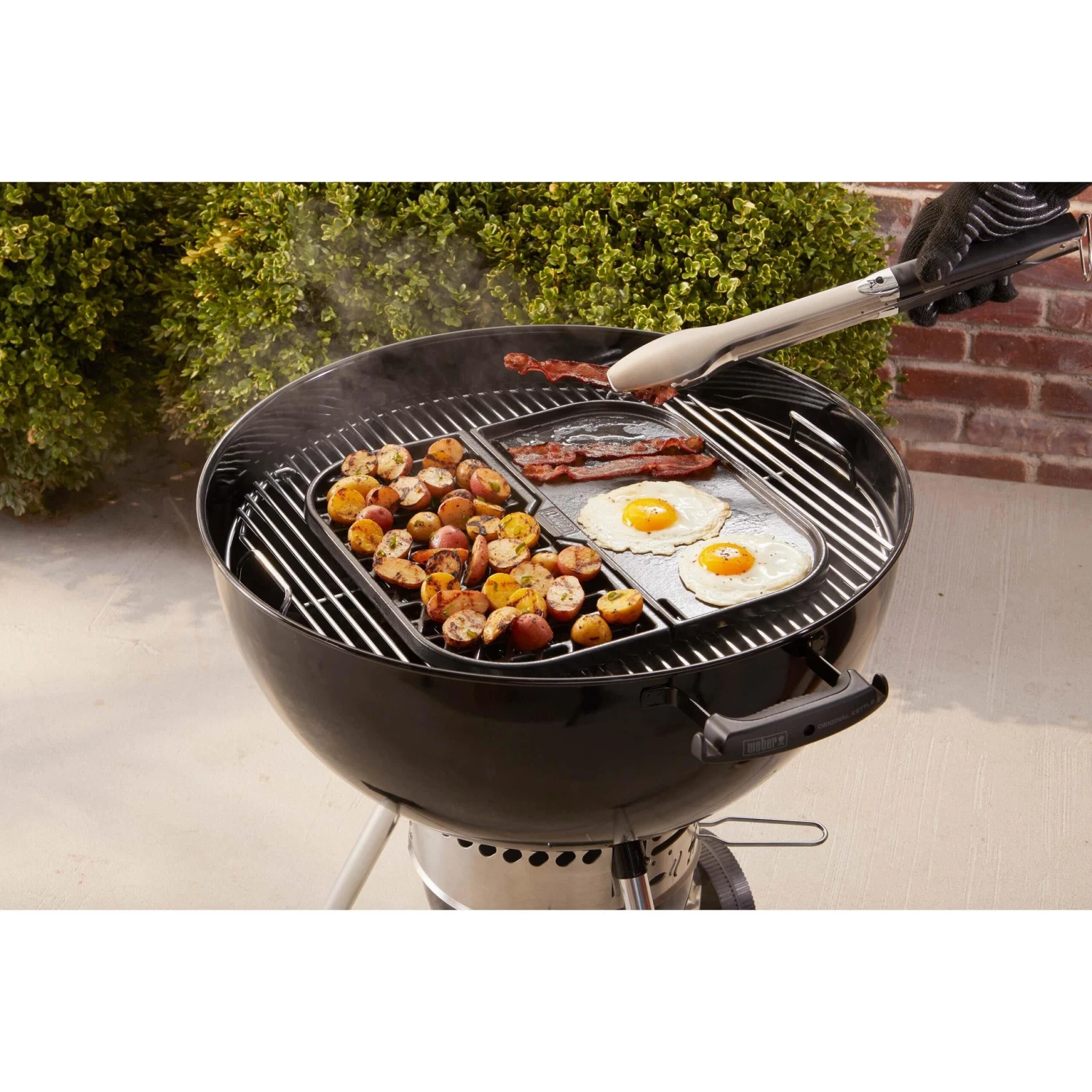 Weber Gourmet BBQ Grill En Bakplaat 2 Weber Gourmet BBQ Grill En Bakplaat - Afbeelding 2