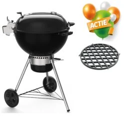 Weber Master-Touch GBS Premium E-5775 Houtskoolbarbecueblack Inclusief GBS Grillrooster