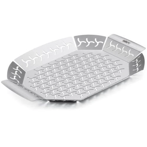 Weber Grillkorf Deluxe RVS 1 Weber Grillkorf Deluxe RVS