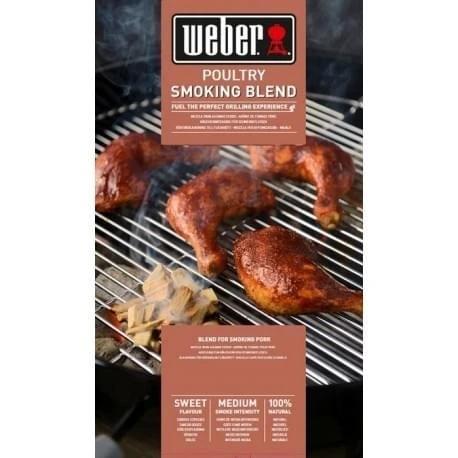 Weber Houtsnippers Smoking Poultry Blend 1 Weber Houtsnippers Smoking Poultry Blend
