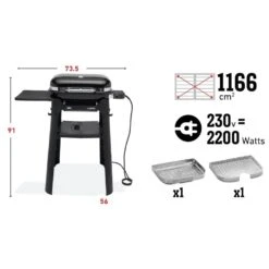 Weber Lumin Compact Elektrische Barbecue Met Onderstel -Weber BBQ Wereld 95864 weber lumin compact elektrische barbecue met onderstel